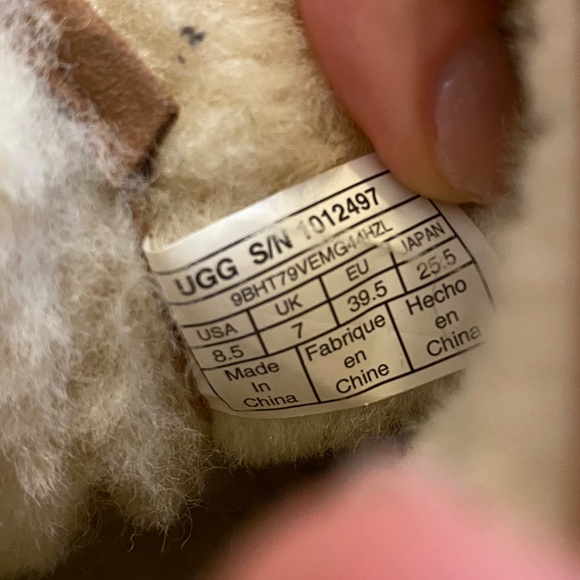 UGG Cozy Brown Suede Ankle Boots - Picture 5 of 6